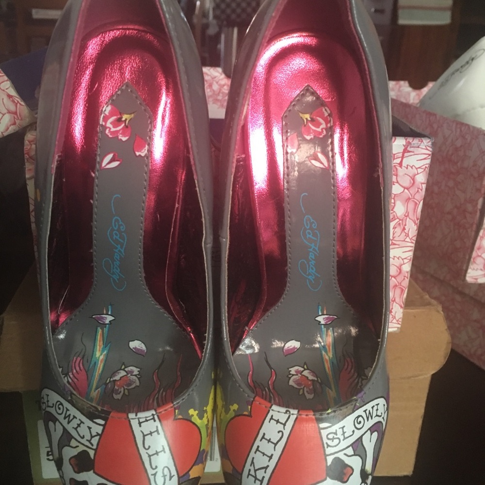Ed Hardy heels